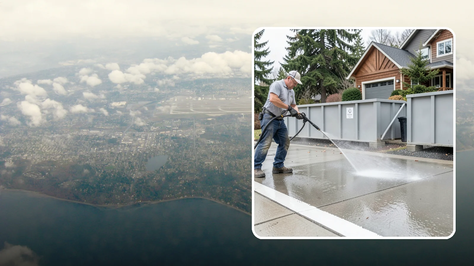 Dumpster Pad Cleaning in Burien, King County, WA - We scrub and sanitize dumpster pads at Washington businesses to eliminate odor, grime, and pest-attracting residue.