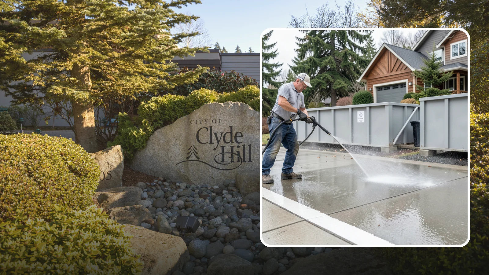 Dumpster Pad Cleaning in Clyde Hill, King County, WA - We scrub and sanitize dumpster pads at Washington businesses to eliminate odor, grime, and pest-attracting residue.
