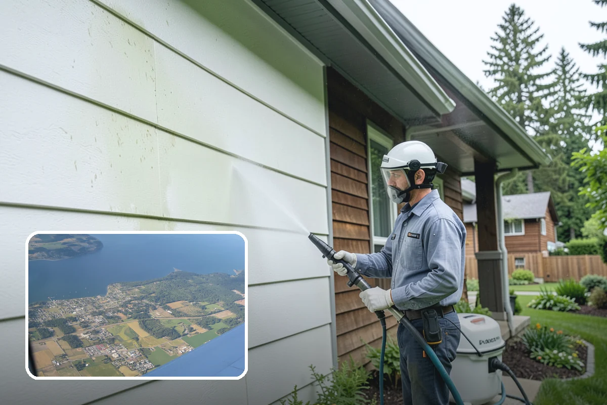 Dumpster Pad Cleaning in Coupeville, Island County, WA - Eliminates foul odors from decaying waste