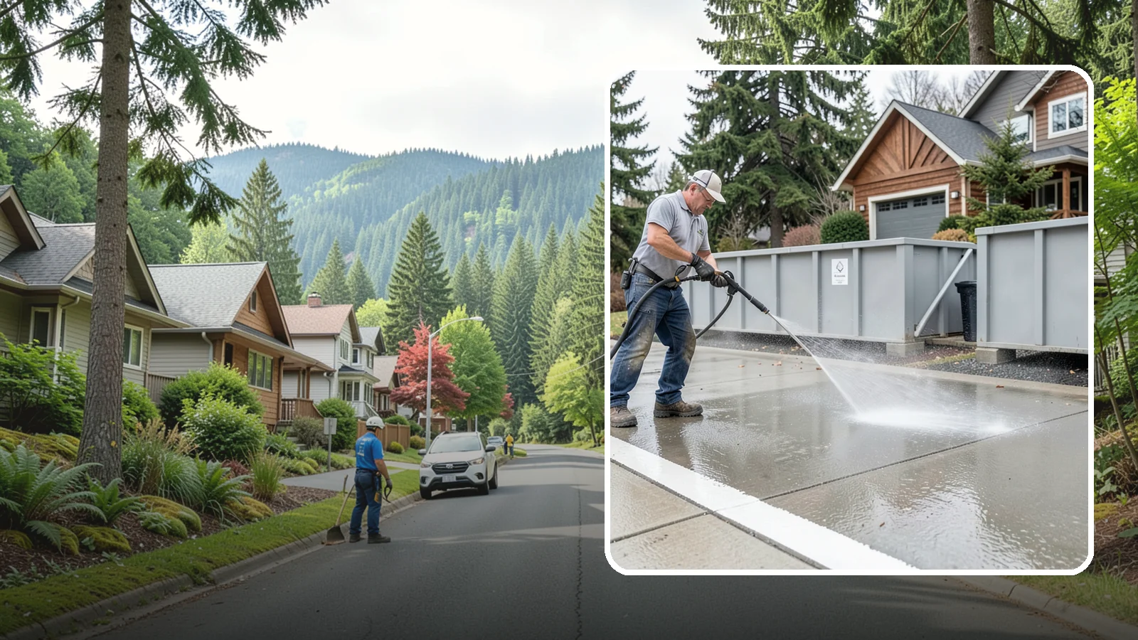Dumpster Pad Cleaning in Darrington, Snohomish County, WA - We scrub and sanitize dumpster pads at Washington businesses to eliminate odor, grime, and pest-attracting residue.