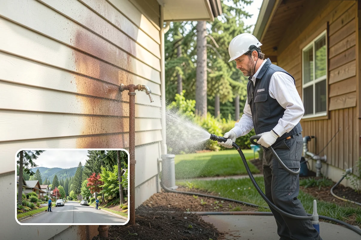 Dumpster Pad Cleaning in Darrington, Snohomish County, WA - Eliminates foul odors from decaying waste
