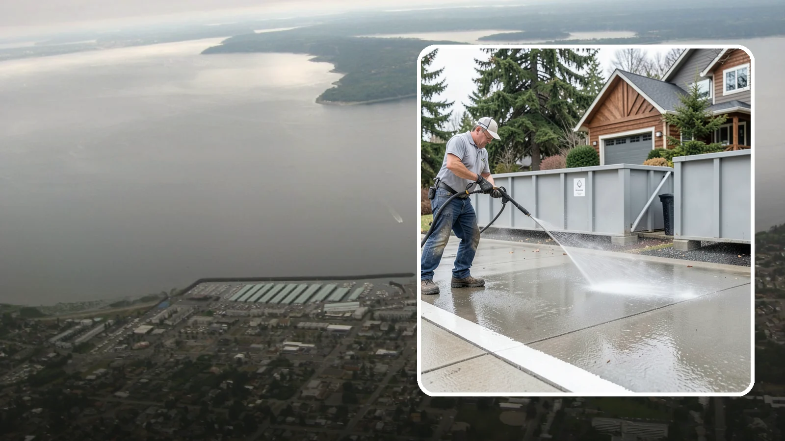 Dumpster Pad Cleaning in Des Moines, King County, WA - We scrub and sanitize dumpster pads at Washington businesses to eliminate odor, grime, and pest-attracting residue.