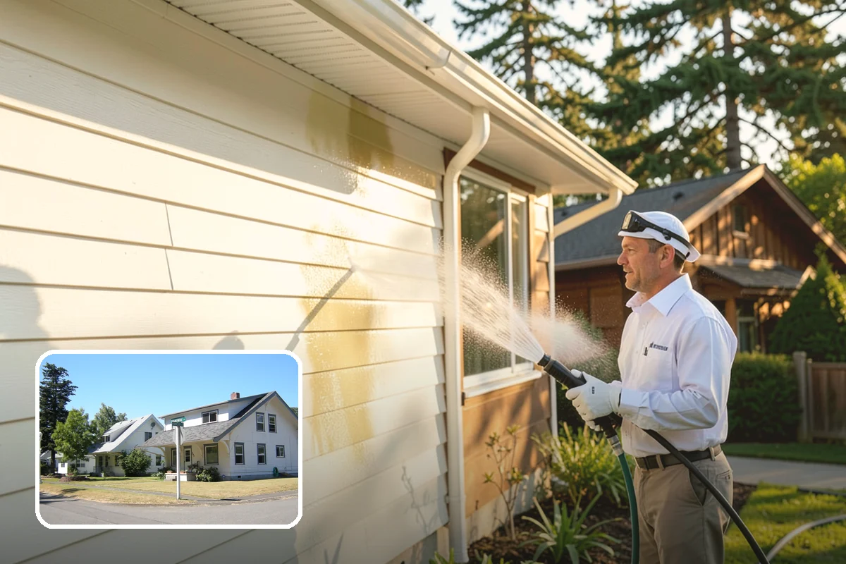 Dumpster Pad Cleaning in DuPont, Pierce County, WA - Eliminates foul odors from decaying waste