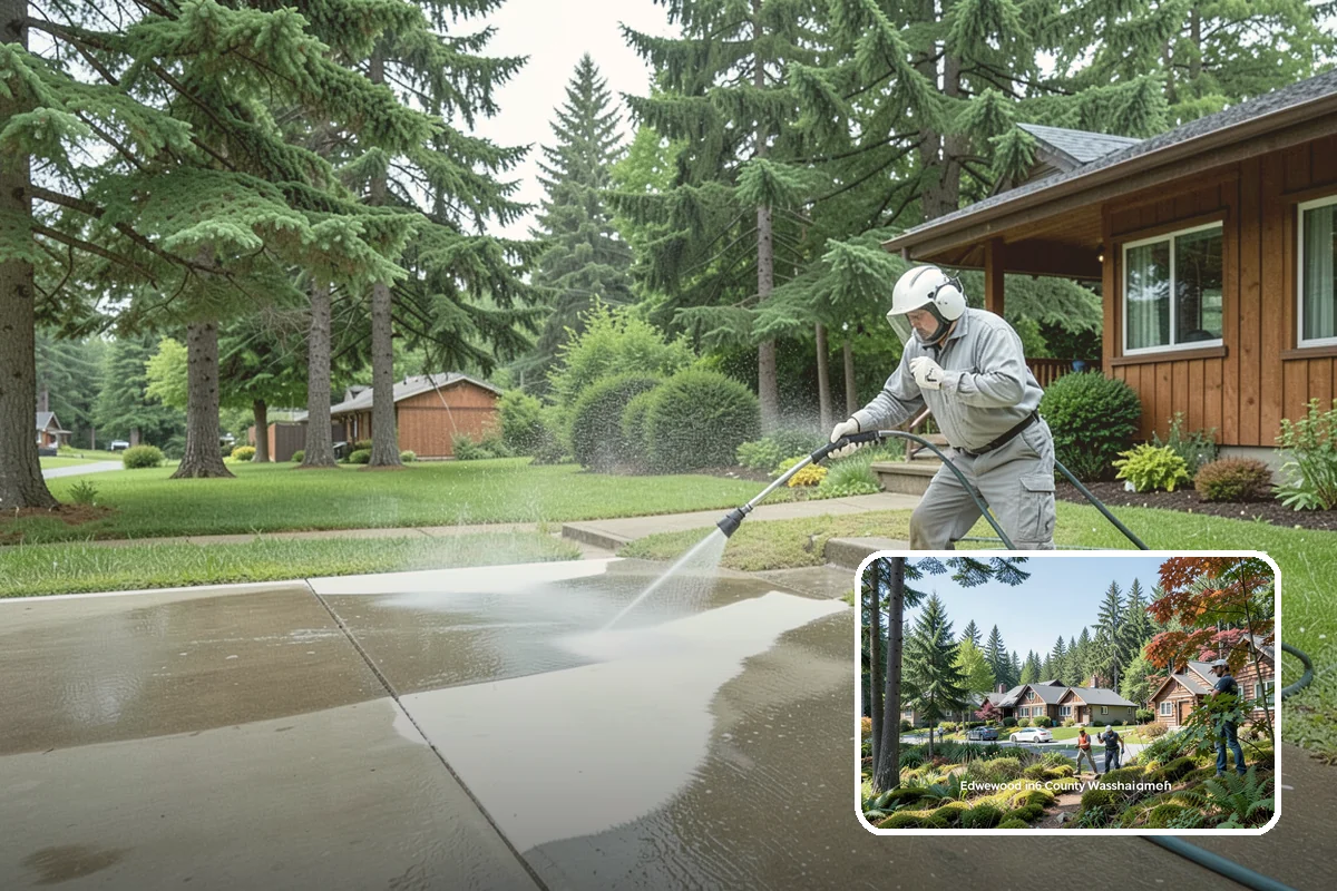 Dumpster Pad Cleaning in Edgewood, Pierce County, WA - Eliminates foul odors from decaying waste