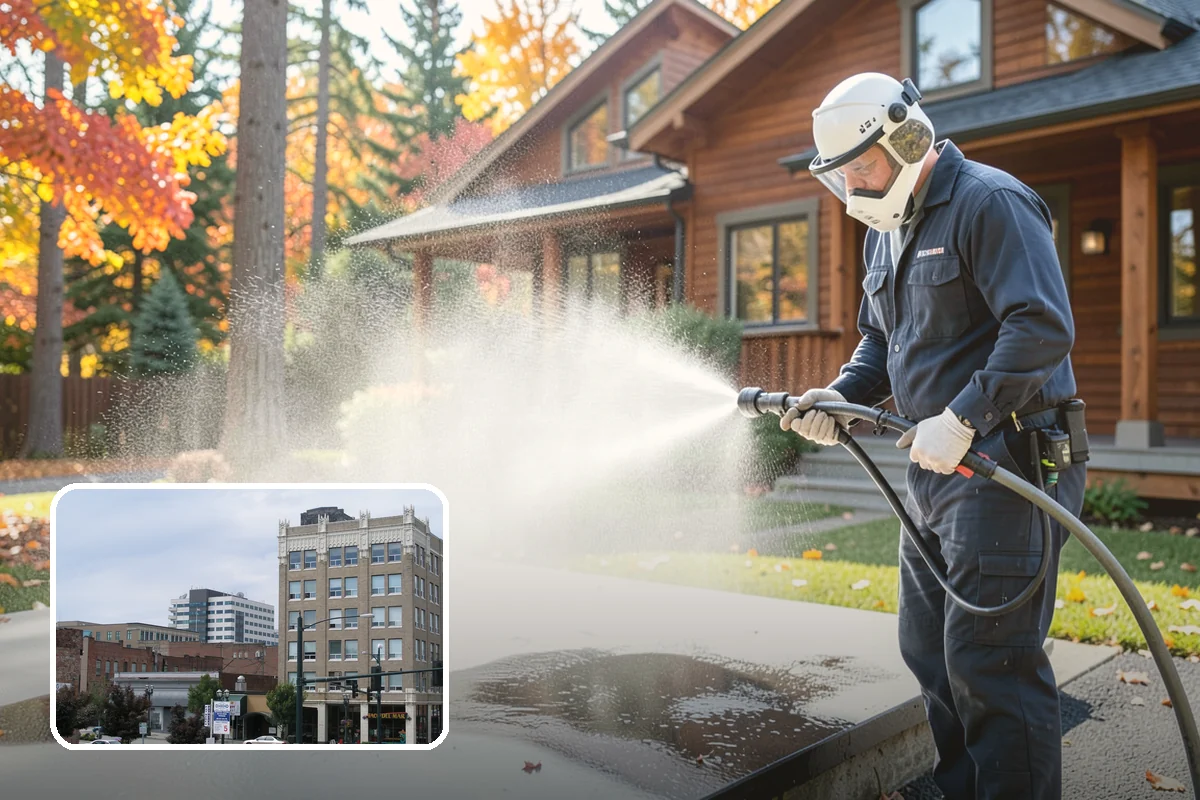 Dumpster Pad Cleaning in Everett, Snohomish County, WA - Eliminates foul odors from decaying waste