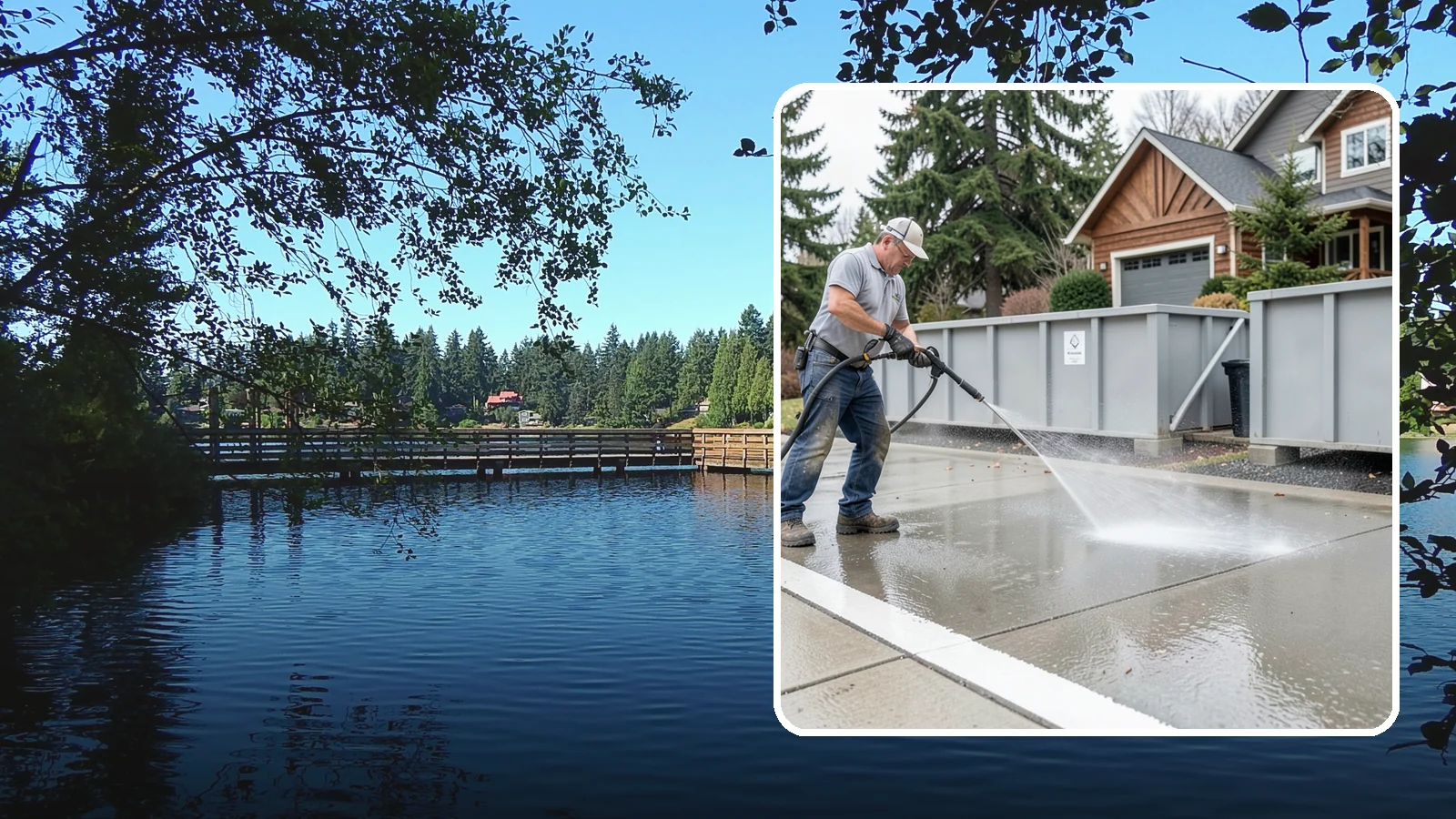 Dumpster Pad Cleaning in Federal Way, King County, WA - We scrub and sanitize dumpster pads at Washington businesses to eliminate odor, grime, and pest-attracting residue.