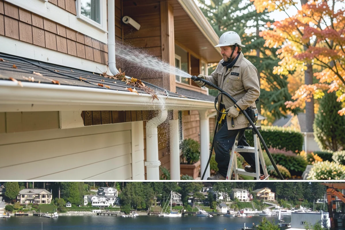 Dumpster Pad Cleaning in Gig Harbor, Pierce County, WA - Dumpster pads should be cleaned monthly year-round, since Washington's damp air keeps waste residue from drying and worsens odor.