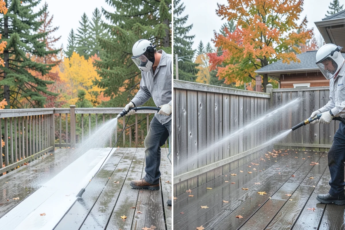 Dumpster Pad Cleaning in Gold Bar, Snohomish County, WA - Clear loose debris from the pad and enclosure