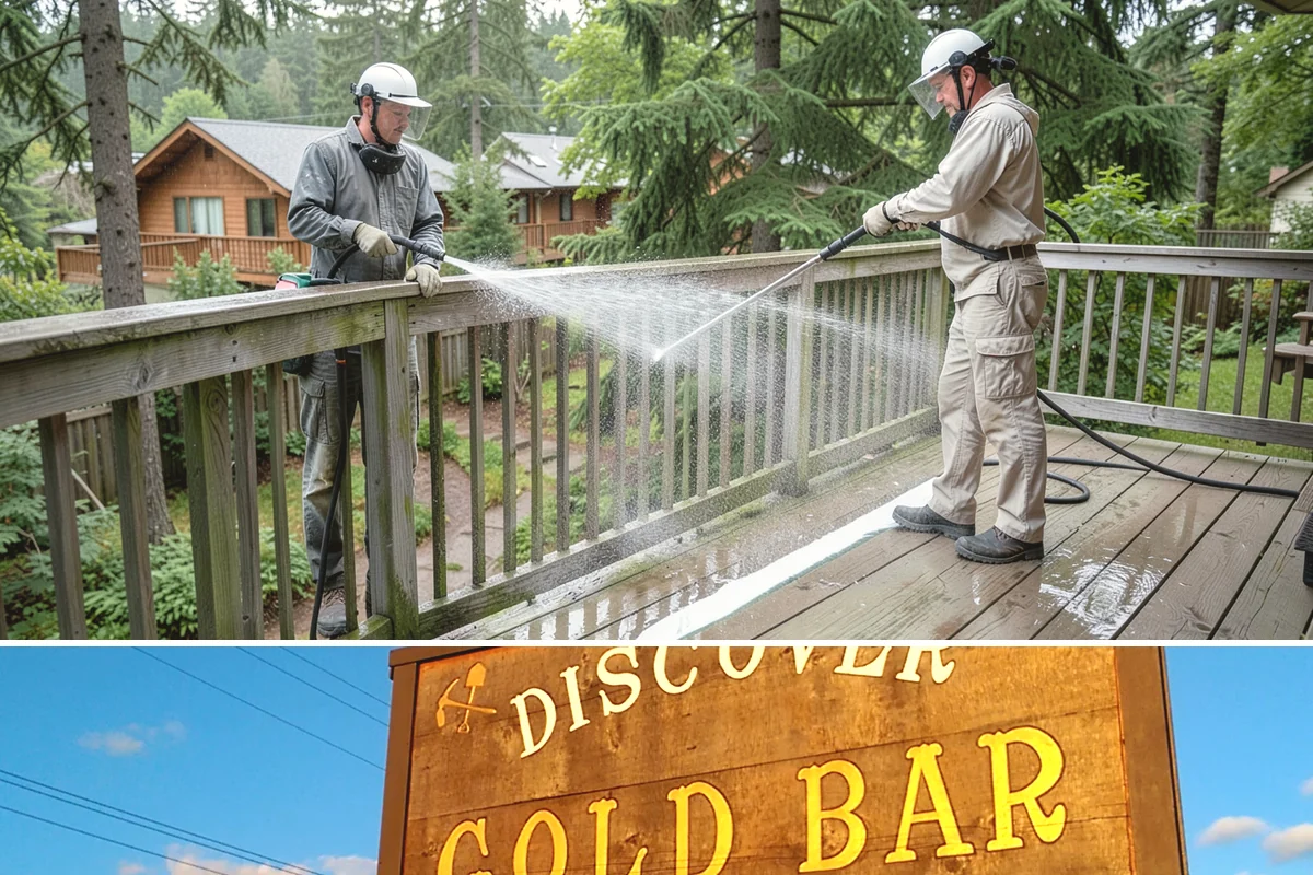Dumpster Pad Cleaning in Gold Bar, Snohomish County, WA - Dumpster pads should be cleaned monthly year-round, since Washington's damp air keeps waste residue from drying and worsens odor.