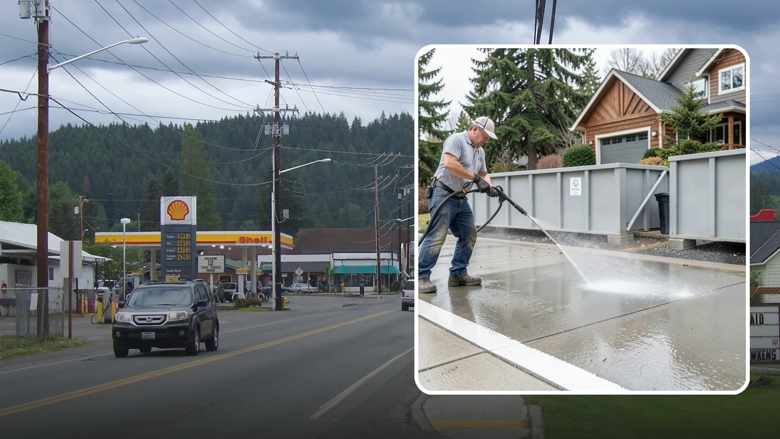 Dumpster Pad Cleaning in Granite Falls, Snohomish County, WA - We scrub and sanitize dumpster pads at Washington businesses to eliminate odor, grime, and pest-attracting residue.