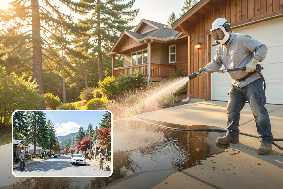 Dumpster Pad Cleaning in Hunts Point, King County, WA - Eliminates foul odors from decaying waste