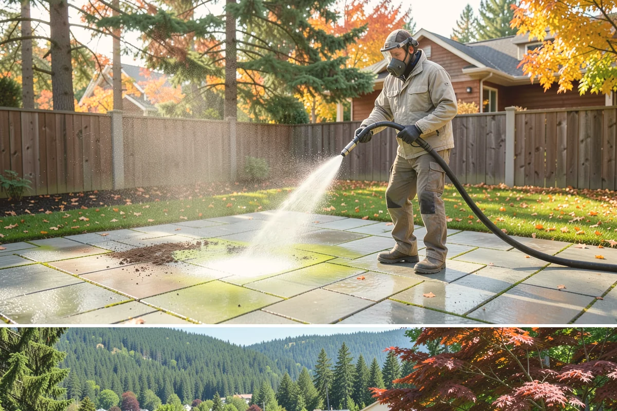 Dumpster Pad Cleaning in Index, Snohomish County, WA - Dumpster pads should be cleaned monthly year-round, since Washington's damp air keeps waste residue from drying and worsens odor.