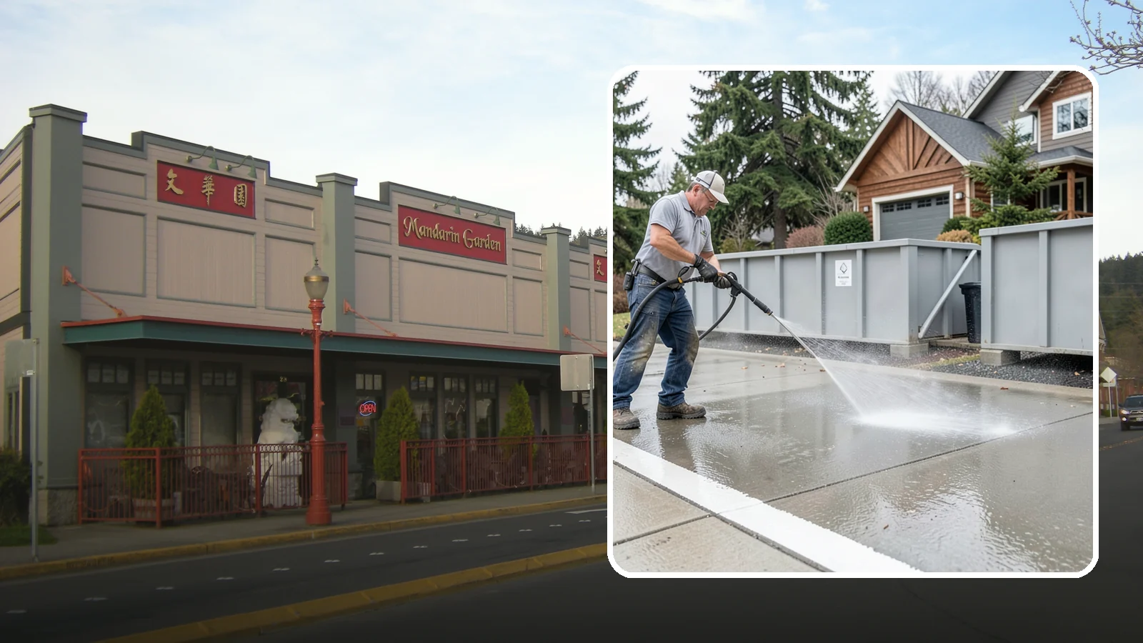 Dumpster Pad Cleaning in Issaquah, King County, WA - We scrub and sanitize dumpster pads at Washington businesses to eliminate odor, grime, and pest-attracting residue.