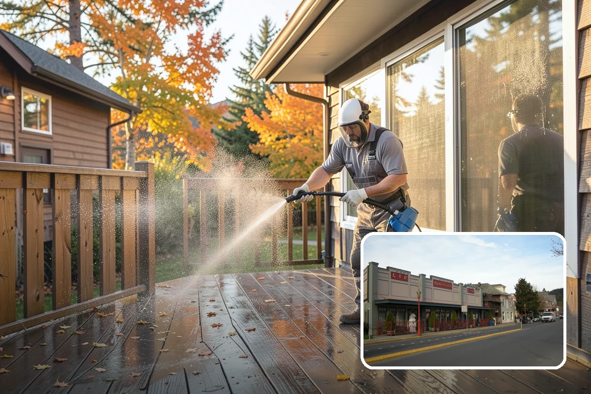 Dumpster Pad Cleaning in Issaquah, King County, WA - Eliminates foul odors from decaying waste