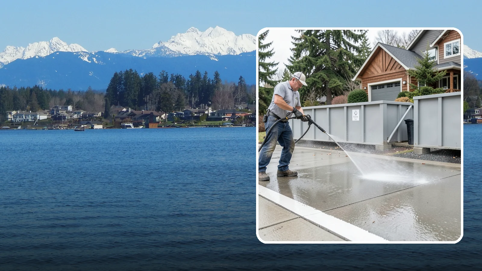 Dumpster Pad Cleaning in Lake Stevens, Snohomish County, WA - We scrub and sanitize dumpster pads at Washington businesses to eliminate odor, grime, and pest-attracting residue.