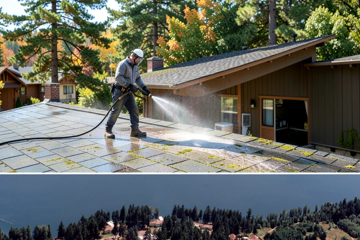 Dumpster Pad Cleaning in Lakewood, Pierce County, WA - Dumpster pads should be cleaned monthly year-round, since Washington's damp air keeps waste residue from drying and worsens odor.