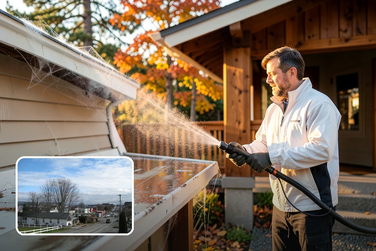Dumpster Pad Cleaning in Langley, Island County, WA - Eliminates foul odors from decaying waste