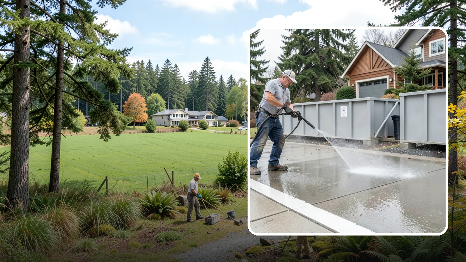 Dumpster Pad Cleaning in Lyman, Skagit County, WA - We scrub and sanitize dumpster pads at Washington businesses to eliminate odor, grime, and pest-attracting residue.