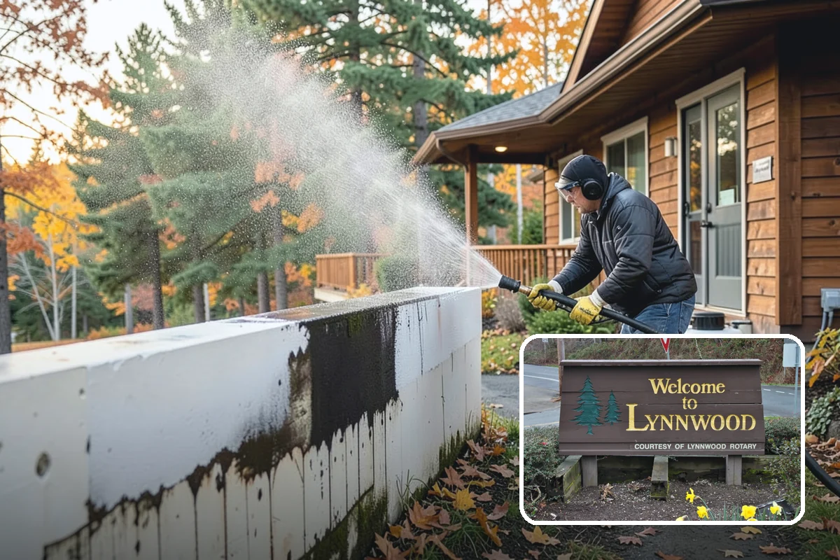 Dumpster Pad Cleaning in Lynnwood, Snohomish County, WA - Eliminates foul odors from decaying waste