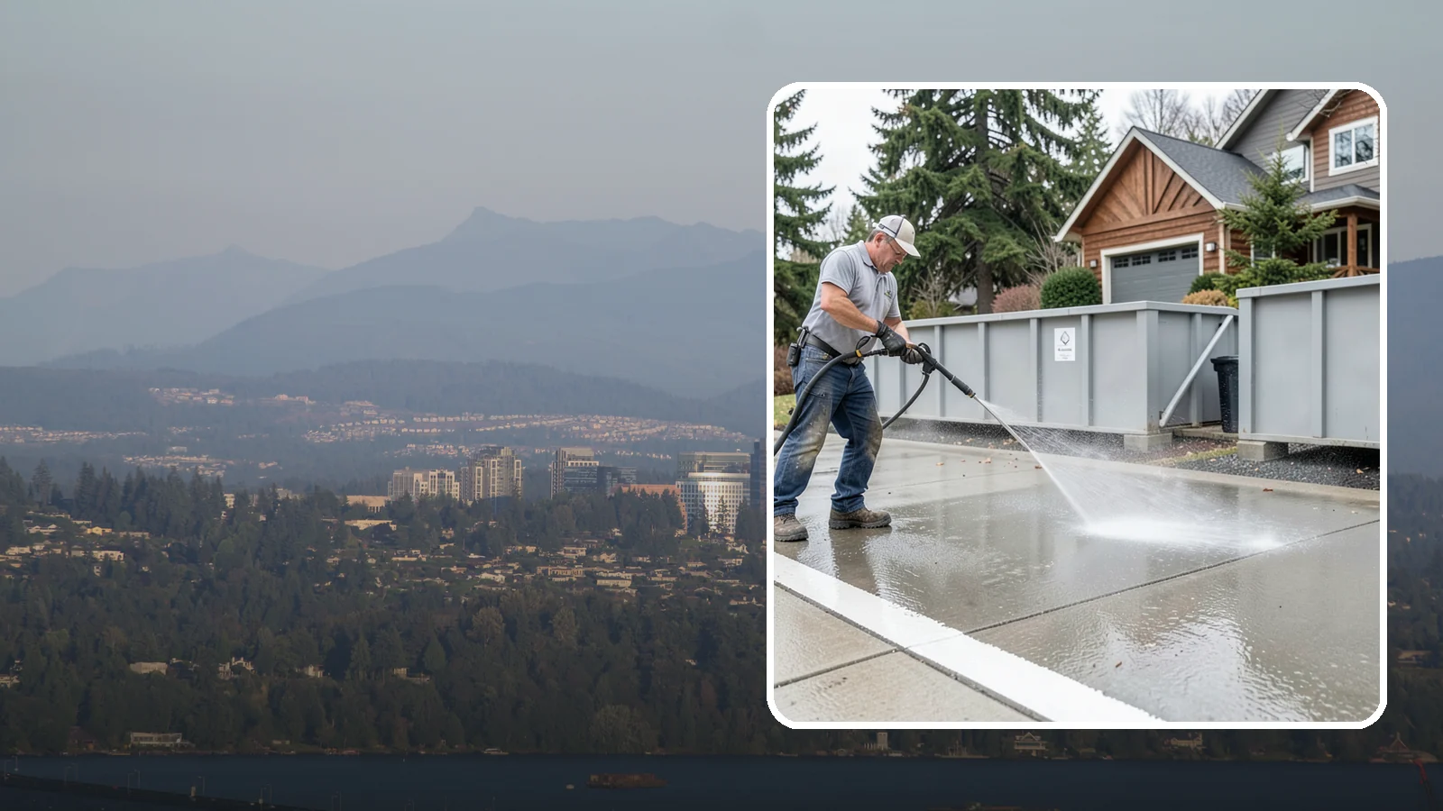 Dumpster Pad Cleaning in Medina, King County, WA - We scrub and sanitize dumpster pads at Washington businesses to eliminate odor, grime, and pest-attracting residue.