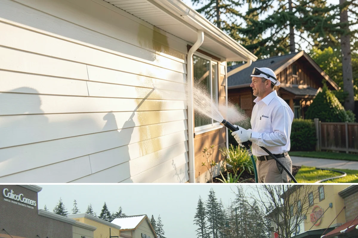 Dumpster Pad Cleaning in Mill Creek, Snohomish County, WA - Dumpster pads should be cleaned monthly year-round, since Washington's damp air keeps waste residue from drying and worsens odor.