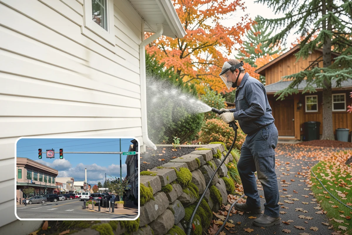 Dumpster Pad Cleaning in Monroe, Snohomish County, WA - Eliminates foul odors from decaying waste