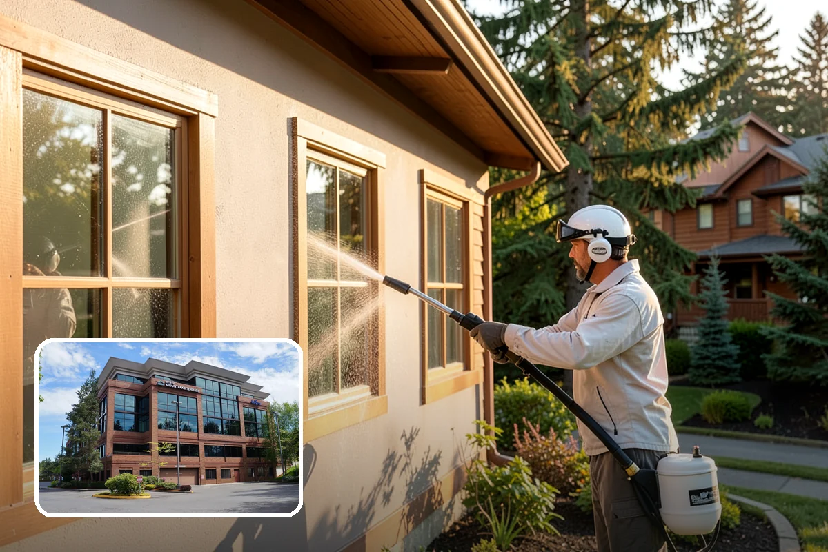 Dumpster Pad Cleaning in Mountlake Terrace, Snohomish County, WA - Eliminates foul odors from decaying waste