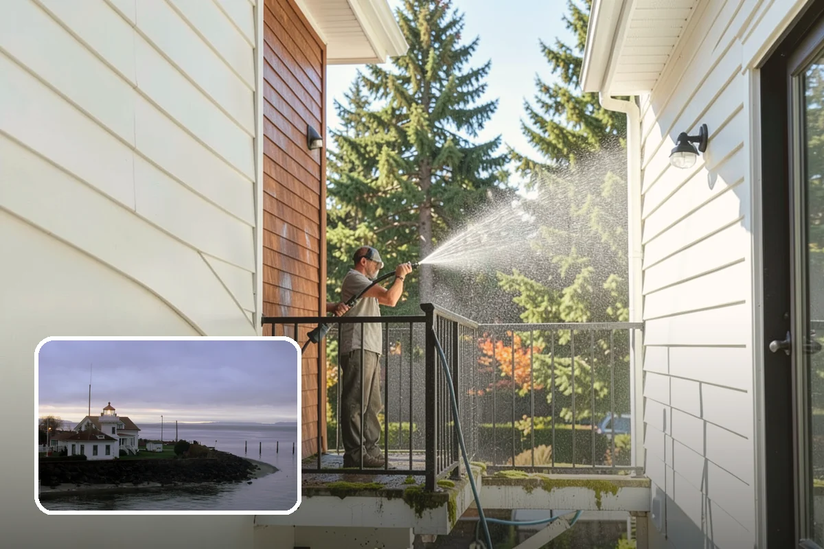 Dumpster Pad Cleaning in Mukilteo, Snohomish County, WA - Eliminates foul odors from decaying waste