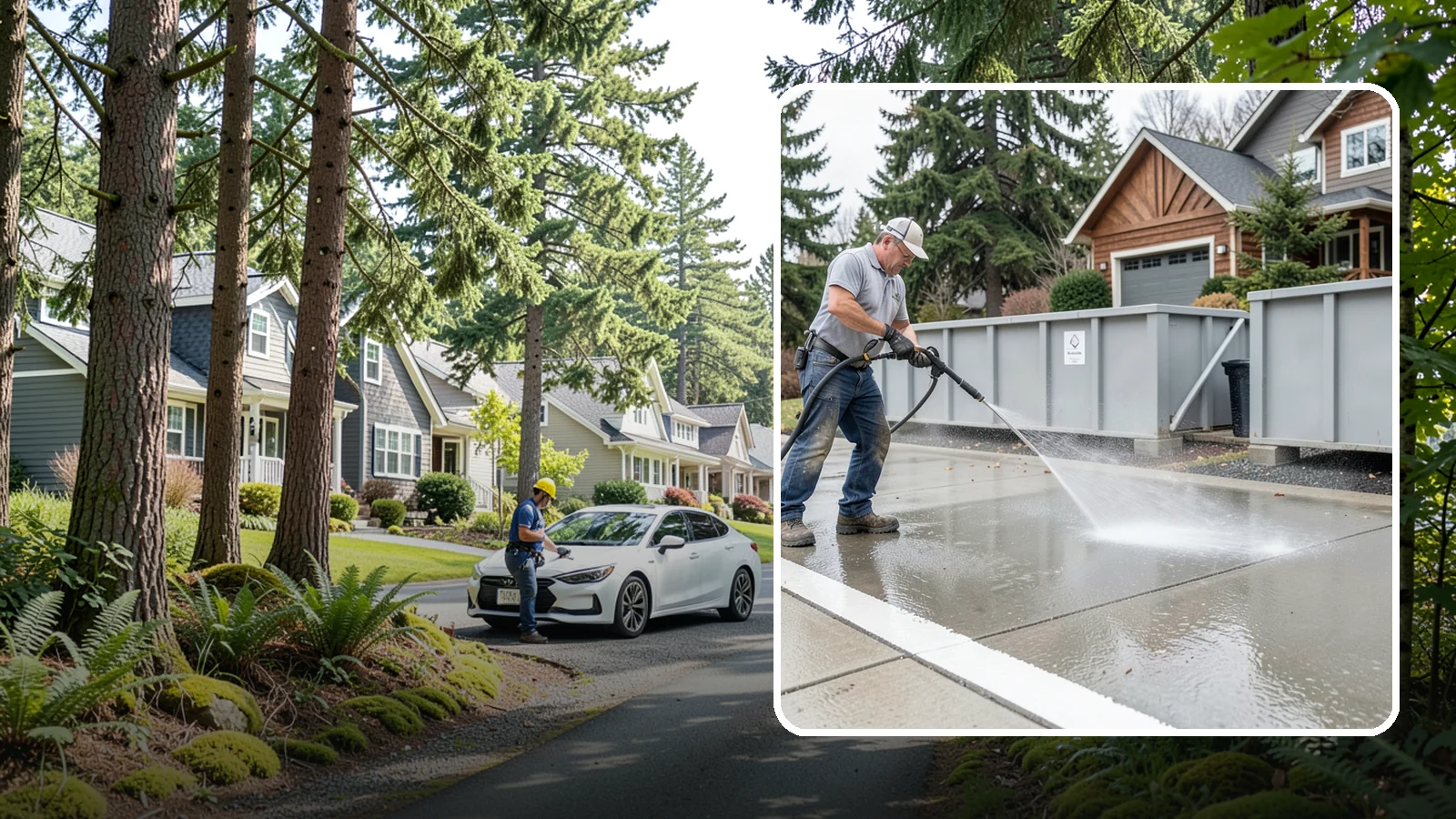 Dumpster Pad Cleaning in Normandy Park, King County, WA - We scrub and sanitize dumpster pads at Washington businesses to eliminate odor, grime, and pest-attracting residue.