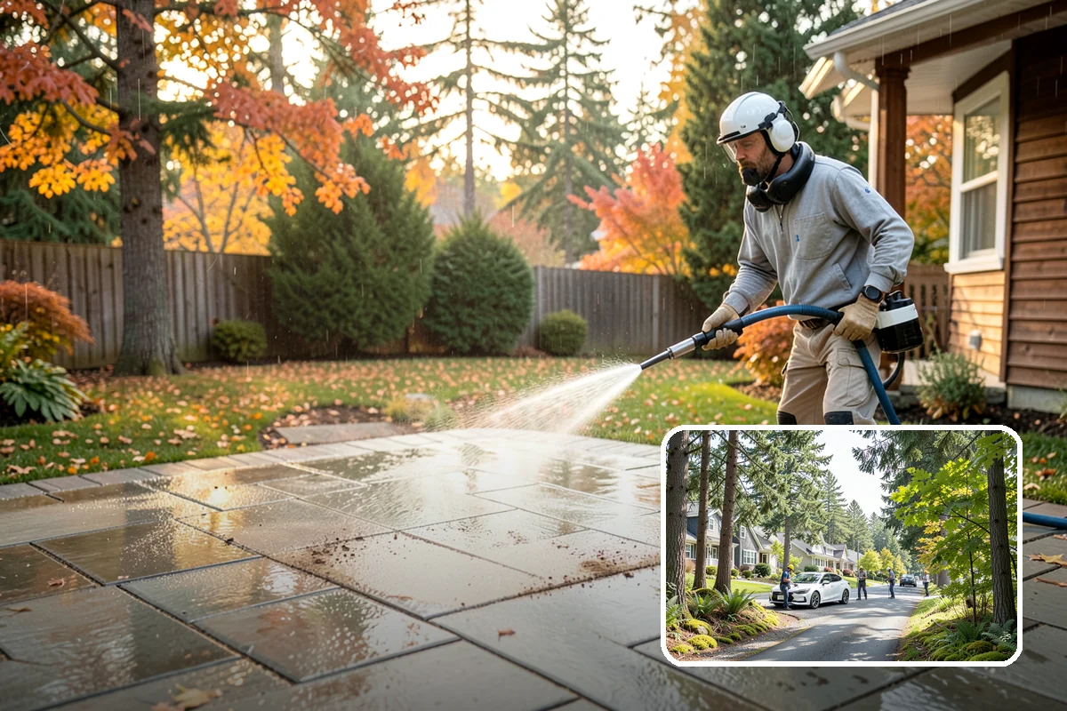 Dumpster Pad Cleaning in Normandy Park, King County, WA - Eliminates foul odors from decaying waste