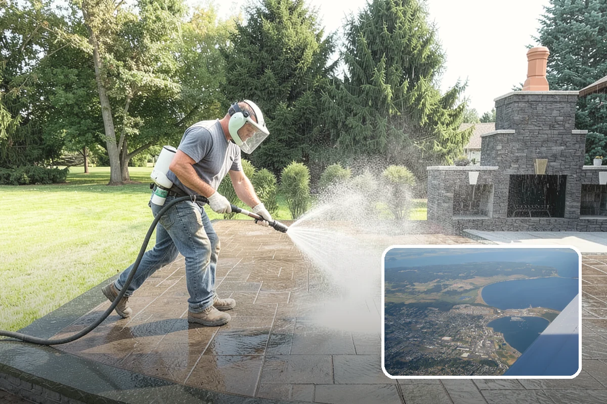 Dumpster Pad Cleaning in Oak Harbor, Island County, WA - Eliminates foul odors from decaying waste