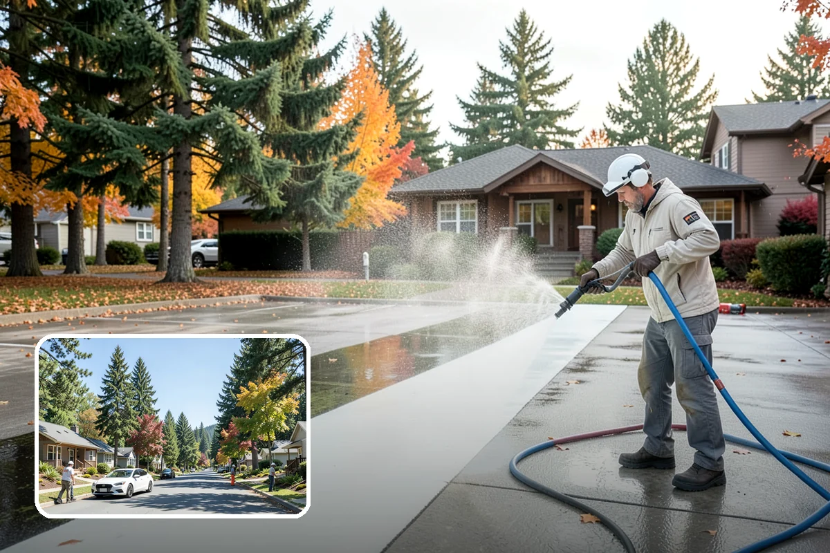 Dumpster Pad Cleaning in Orting, Pierce County, WA - Eliminates foul odors from decaying waste
