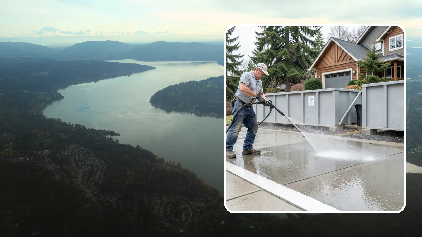 Dumpster Pad Cleaning in Sammamish, King County, WA - We scrub and sanitize dumpster pads at Washington businesses to eliminate odor, grime, and pest-attracting residue.