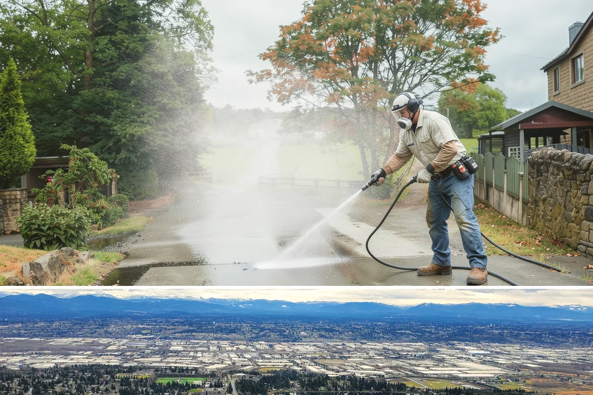 Dumpster Pad Cleaning in SeaTac, King County, WA - Dumpster pads should be cleaned monthly year-round, since Washington's damp air keeps waste residue from drying and worsens odor.