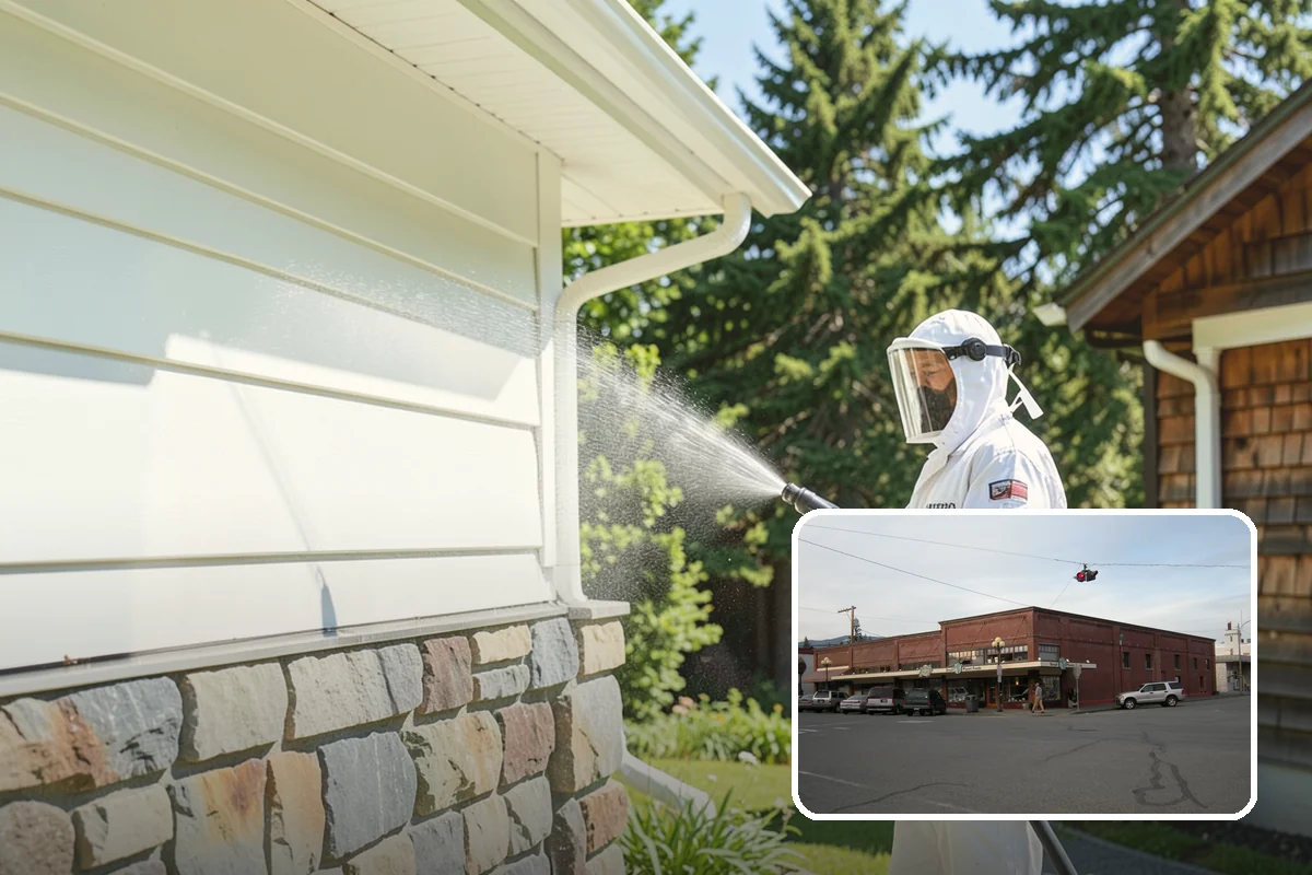 Dumpster Pad Cleaning in Sedro-Woolley, Skagit County, WA - Eliminates foul odors from decaying waste