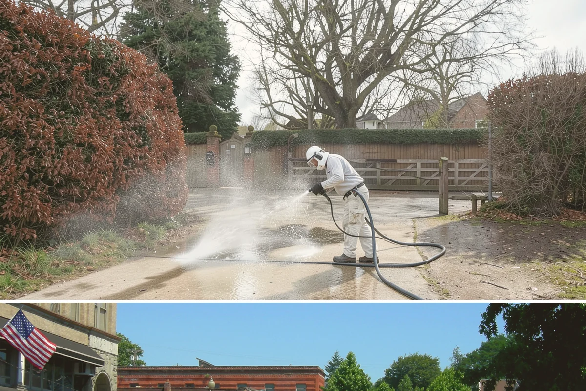 Dumpster Pad Cleaning in Snohomish, Snohomish County, WA - Dumpster pads should be cleaned monthly year-round, since Washington's damp air keeps waste residue from drying and worsens odor.