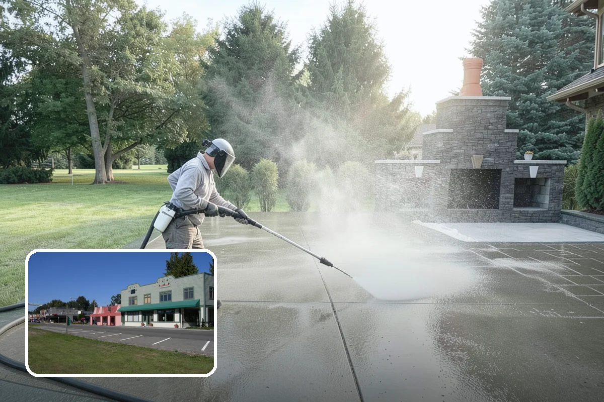 Dumpster Pad Cleaning in Snoqualmie, King County, WA - Eliminates foul odors from decaying waste
