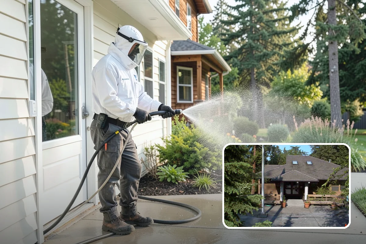 Dumpster Pad Cleaning in Yarrow Point, King County, WA - Eliminates foul odors from decaying waste
