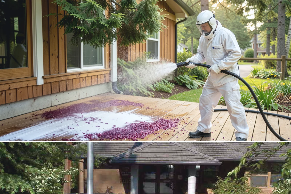 Dumpster Pad Cleaning in Yarrow Point, King County, WA - Dumpster pads should be cleaned monthly year-round, since Washington's damp air keeps waste residue from drying and worsens odor.