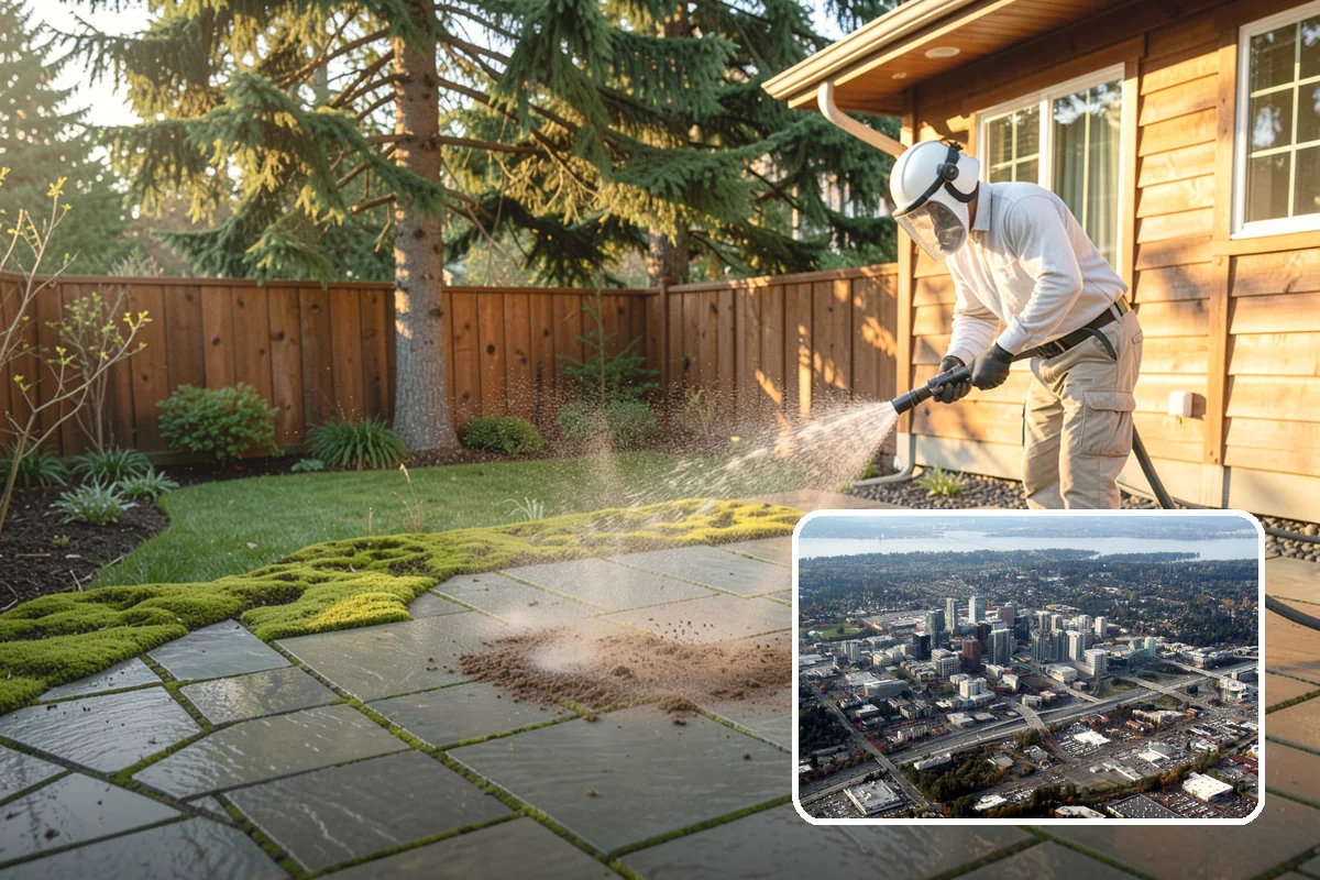 Efflorescence Removal in Bellevue, King County, WA - Actually dissolves the salt crystals instead of hiding them