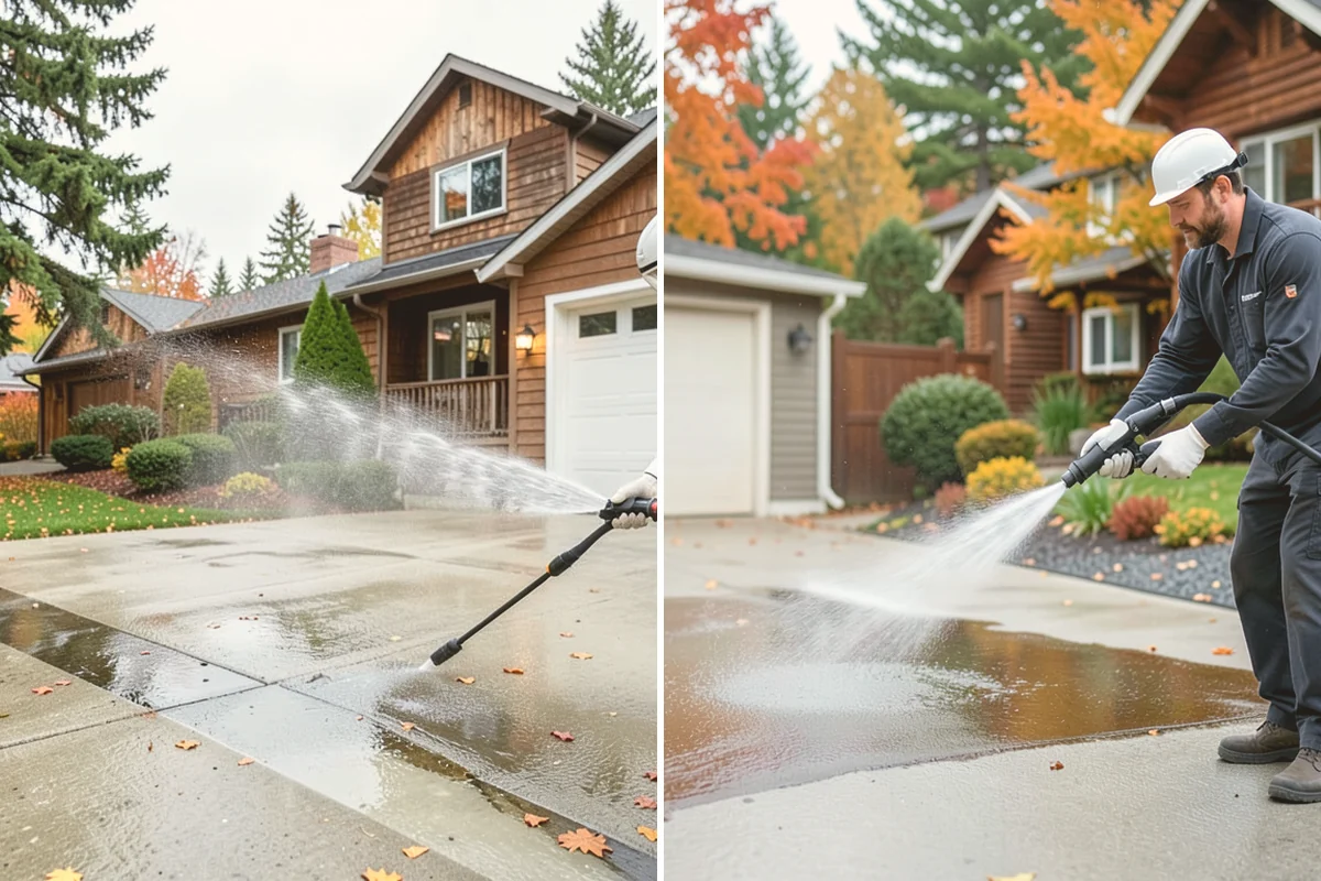 Efflorescence Removal in Bothell, King County, WA - Dry-brush loose surface crystals from the masonry