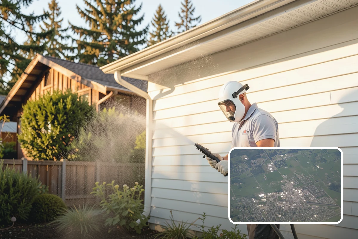 Efflorescence Removal in Enumclaw, King County, WA - Actually dissolves the salt crystals instead of hiding them