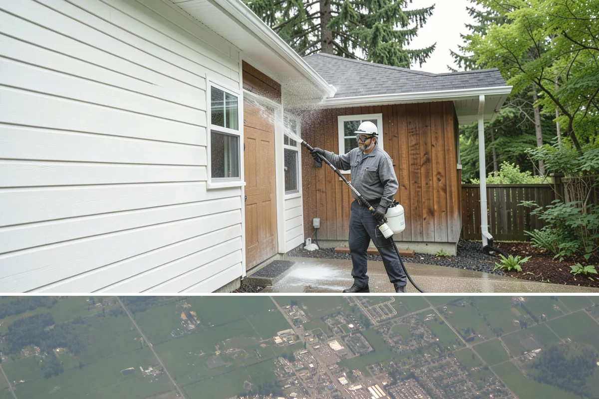 Efflorescence Removal in Enumclaw, King County, WA - Summer is the right time because a dry surface reduces the wicking that produces efflorescence, letting the treatment work and...