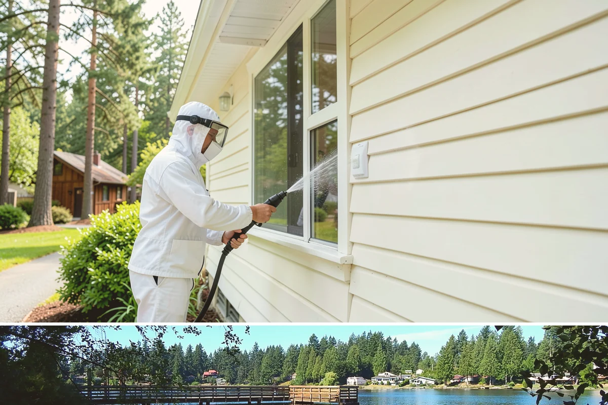 Efflorescence Removal in Federal Way, King County, WA - Summer is the right time because a dry surface reduces the wicking that produces efflorescence, letting the treatment work and...