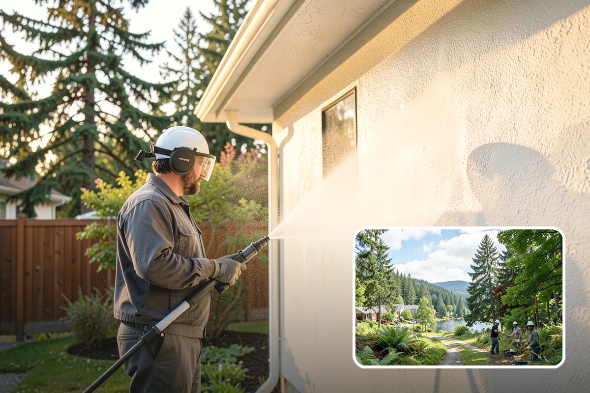 Efflorescence Removal in Lake Forest Park, King County, WA - Actually dissolves the salt crystals instead of hiding them