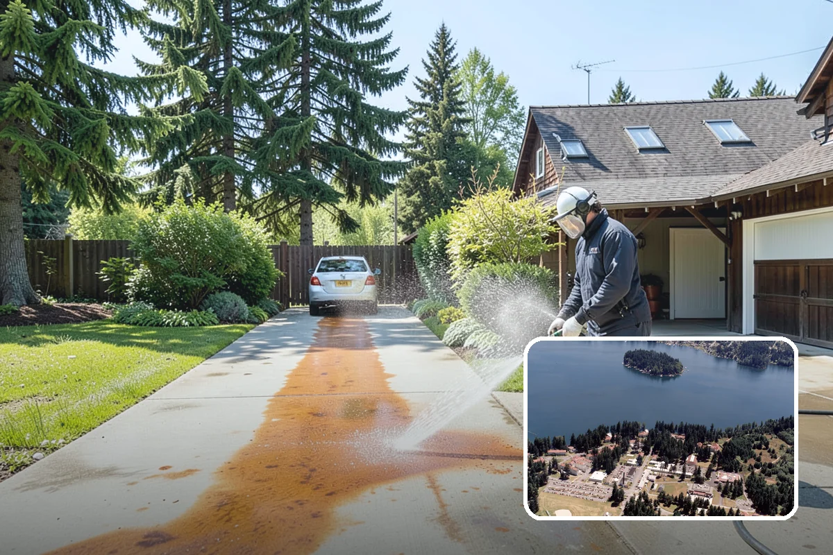 Efflorescence Removal in Lakewood, Pierce County, WA - Actually dissolves the salt crystals instead of hiding them