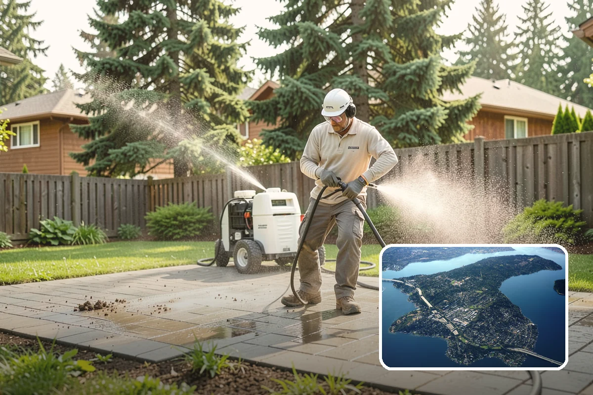 Efflorescence Removal in Mercer Island, King County, WA - Actually dissolves the salt crystals instead of hiding them