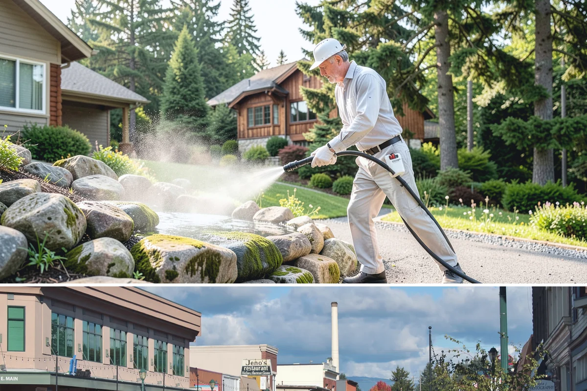Efflorescence Removal in Monroe, Snohomish County, WA - Summer is the right time because a dry surface reduces the wicking that produces efflorescence, letting the treatment work and...
