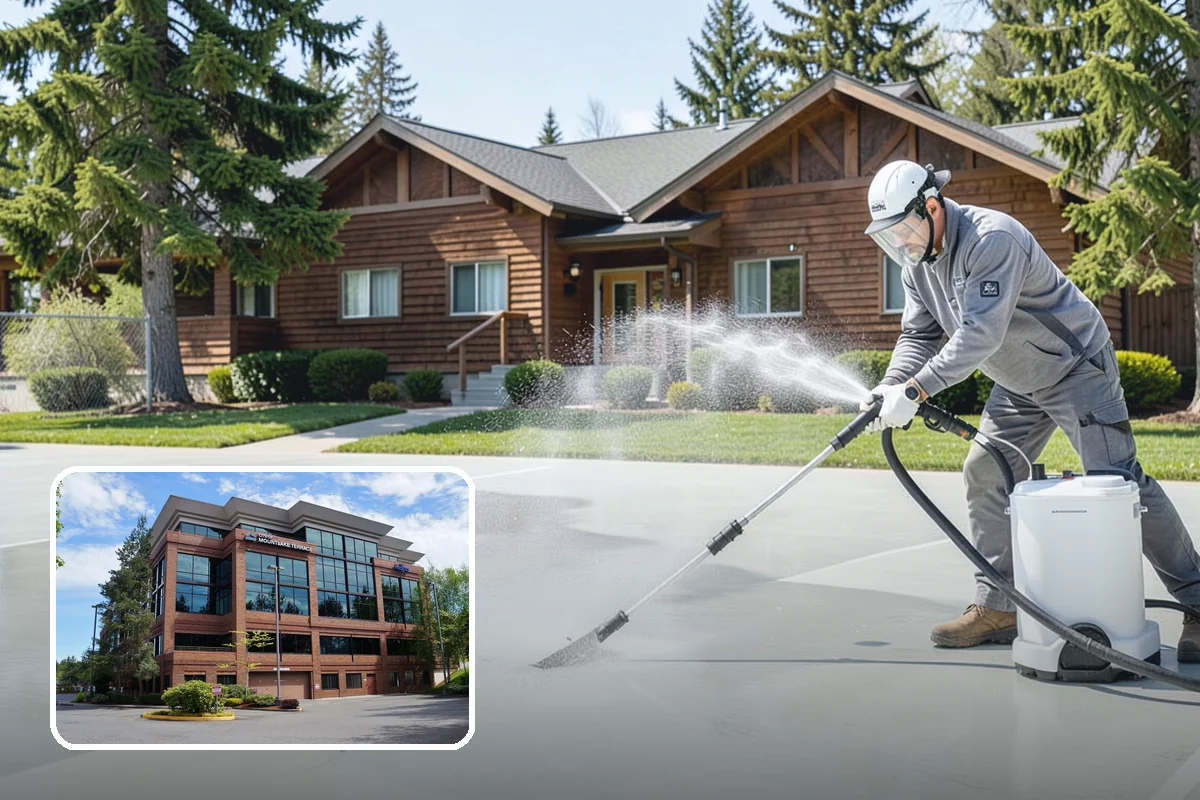 Efflorescence Removal in Mountlake Terrace, Snohomish County, WA - Actually dissolves the salt crystals instead of hiding them