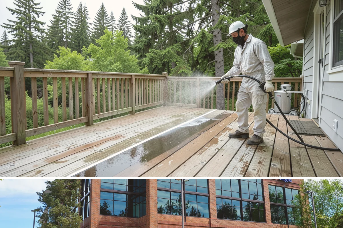 Efflorescence Removal in Mountlake Terrace, Snohomish County, WA - Summer is the right time because a dry surface reduces the wicking that produces efflorescence, letting the treatment work and...